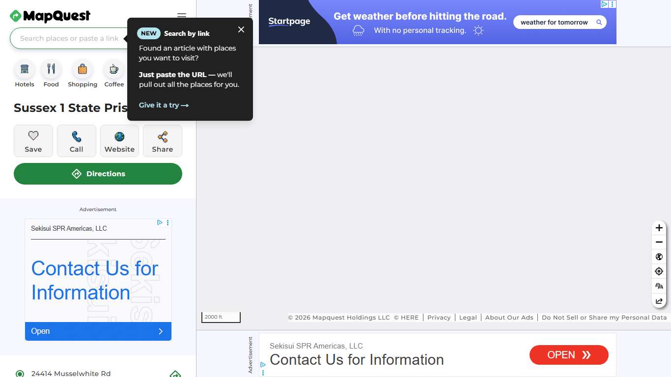 Sussex 1 State Prison, 24414 Musselwhite Rd, Waverly, VA 23891, US - MapQuest
